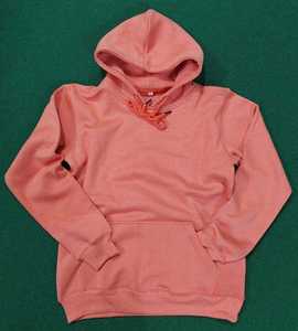 Wholesale Custom Logo <b>Women's</b> Long Sleeve Cotton Pullover <b>Hoodie</b> OEM 100% Cotton <b>for</b> Winter Plain Dyed Technique - Product Image 5