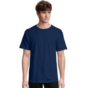 Camiseta de algodón para hombre, camiseta de Color sólido, Camiseta básica informal con cuello redondo para hombre, camisetas clásicas de alta calidad para hombre - Product Image 1