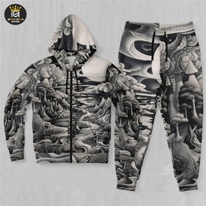 Chándal de sublimación de diseño personalizado para hombre Nuevo patrón de sublimación Venta al por mayor Nuevo invierno para hombre en tela - Product Image 3