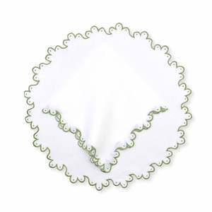 Delicately embroidered linen <b>table</b> <b>placemats</b> handmade <b>for</b> adding refined charm and luxury touch to your dining environment - Product Image 2