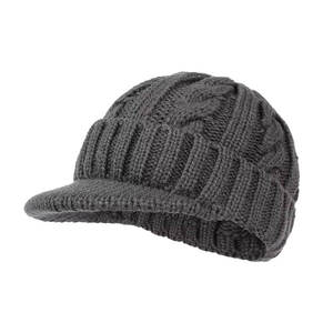 Nouveauté Bonnet bleu pour adultes Impression de logo personnalisée Étiquette élégante Bonnet en tricot chaud de qualité supérieure Vêtements décontractés d'hiver en plein air - Product Image 3