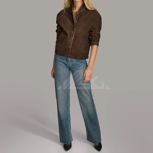 Veste de moto en cuir véritable de qualité supérieure pour femmes avec fermeture éclair Logo/couleurs/tailles personnalisable Service OEM pour les boutiques de marques rapide - Product Image 6