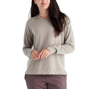 Sweatshirts pour femmes en coton à épaules tombantes Sweatshirt surdimensionné uni vierge personnalisé de haute qualité pour les femmes - Product Image 6