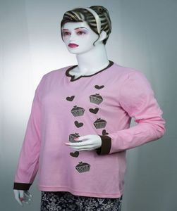 Camiseta Ecológica 100% Algodón Orgánico para Mujer, Cuello Redondo, Manga Corta, Lisa, Anti-Pilling, Transpirable y de Secado Rápido - Product Image 1