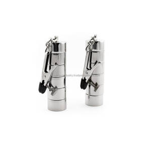 Pince à tétons en acier, jouets BDSM, poids pour tétons, vente en gros, réglable, en acier inoxydable - Product Image 5