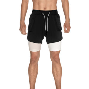 Top qualité doux trucs hommes Fitness Shorts prix de gros logo personnalisé facile à porter lavage rapide vente chaude Fitness court pour hommes - Product Image 1