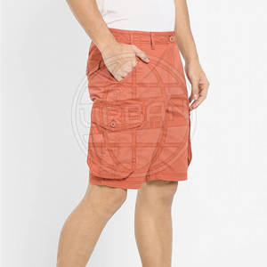 Pantalones Cortos Cargo Deportivos para Hombre, Diseño Nuevo, Cintura Elástica, Estilo Urbano, Tela de Lona con Patrón Sólido, Ecológicos, al Mejor Precio - Product Image 4