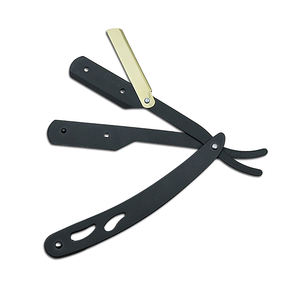 Navaja de Afeitar Profesional para Barberos, de Acero con Alto Contenido de Carbono, con Hojas de un Solo Filo y Sistema de Hojas Reemplazables - Product Image 2