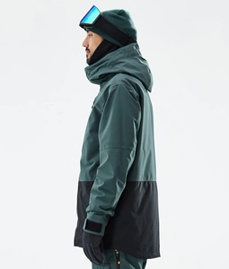 Traje de Esquí Unisex Impermeable y Transpirable con Cierre, Chaqueta de Esquí Aislante Azul Acero/Negro con Material de Nailon/Algodón - Product Image 5