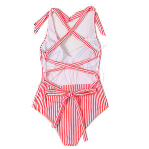 Traje de baño de mujer hecho a medida para tamaño adulto Venta directa de fábrica Traje de baño de color sólido - Product Image 2