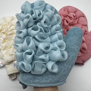 MIA MED, almohadilla de nailon grande y duradera, guante de toalla de malla, Etiqueta Privada, exfoliante, limpieza corporal, baño, lufa, ducha, herramientas de limpieza corporal - Product Image 3