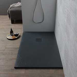 Plato de Ducha de Resina Antracita Milan 90x70 H 2.5 cm, Artículos para Baño y Aseo - Product Image 1