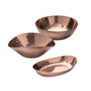 Copper <b>Salad</b> <b>Serving</b> <b>Bowl</b> With Premium Quality Round Shape Snacks Dessert <b>Bowl</b> For Home Kitchenware Usage - Product Image 3