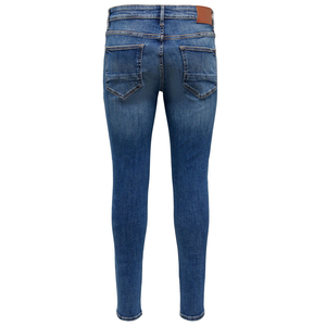 กางเกงยีนส์ซักแบบ2024สำหรับผู้ชายกางเกงยีนส์ขาตรงสีล้วนทันสมัยสำหรับผู้ชาย100% - Product Image 6