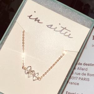 Collar Unisex de Plata de Ley 92.5 con Diamante HERKIMER Cultivado en Laboratorio, Joyería Delicada para Combinar, Regalo - Product Image 5