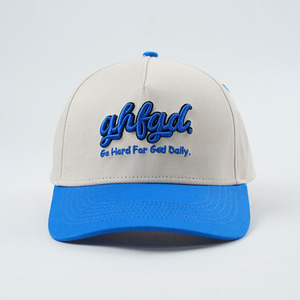 Gorra de béisbol deportiva americana con 5 paneles personalizada, gorra de algodón impermeable para exteriores, ala curva, patrón de puntos, logotipo de goma, estampado de calle - Product Image 3