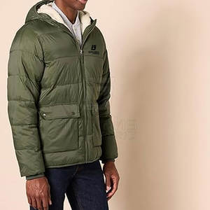 Veste matelassée pour homme de la meilleure qualité, fermeture éclair sur le devant, veste chaude pour tous les jours, vêtements d'extérieur, vestes matelassées - Product Image 3