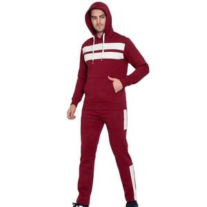 Survêtement en molleton de polyester 100% personnalisé pour hommes avec costumes de sport de la meilleure qualité Survêtement de gymnastique à motifs bicolores - Product Image 1