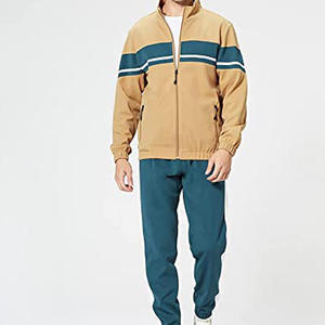 Conjunto de chándal MOVATEXTILE para hombre y mujer, traje de gimnasio de dos piezas con logotipo personalizado, chaqueta con cremallera y pantalones para correr, ropa deportiva - Product Image 1