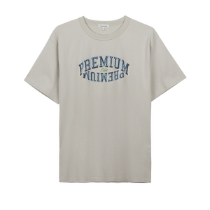 Camiseta Oversize de Algodón Superpeinado con Estampado Urbano, Estilo Vintage Desteñido, Cuello Redondo, para Hombre, 240 g/m² - Product Image 5