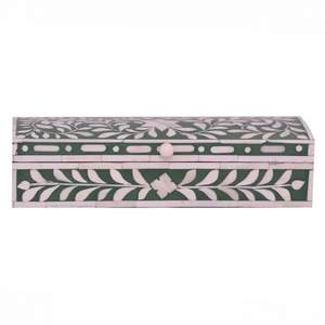 Boîte à bijoux en incrustation d'os faite à la main de l'Inde Taille et design personnalisés Parfait pour le stockage de bijoux de luxe et l'affichage décoratif - Product Image 5