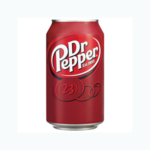 Bebida carbonatada Dr. Pepper sabor original 330ml - Product Image 1