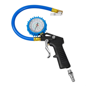 Manomètre de gonflage de pneus U-NAI avec poignée en alliage d'aluminium, durable et portable, pour le gonflage des pneus de voitures et de camions - Product Image 1