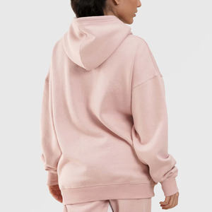 Sudadera con capucha y cremallera para mujer, diseño nuevo, técnica Puff, jersey oversize con cuello alto y cremallera, corta, 100% algodón, la más vendida - Product Image 5