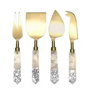 ชุดมีดชีสชีสชีสสแตนเลสใช้สำหรับงานเลี้ยงวันเกิดดีไซน์ล่าสุด - Product Image 6