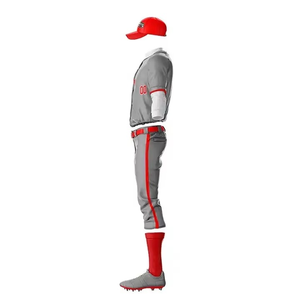 Newest Style Custom Polyester Made <b>Baseball</b> Jersey Uniform Half Sleeves Best Selling <b>Baseball</b> Uniform - Product Image 6