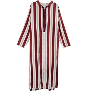 เสื้อผ้ามุสลิมมุสลิมแขนยาวสไตล์อาหรับสำหรับผู้ชายขายดี - Product Image 6