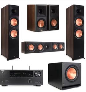 EXPÉDITION RAPIDE Klipsch RP-8000F II et TX-NR6100 Ensemble Home Cinéma - Système Mini Sans Fil 5.1 Canaux 6 Haut-parleurs en Aluminium - Product Image 2