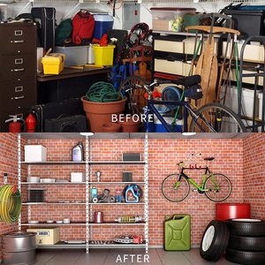Crochets d'échelle <span class=keywords><strong>pour</strong></span> <span class=keywords><strong>plafond</strong></span> de <span class=keywords><strong>Garage</strong></span> crochets de <span class=keywords><strong>rangement</strong></span> muraux de <span class=keywords><strong>Garage</strong></span> crochet métallique robuste organisateur <span class=keywords><strong>pour</strong></span> échelles - Product Image 4
