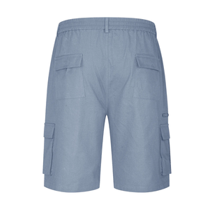 Vêtements pour hommes avec service OEM Short cargo décontracté de grande taille Pantalon design personnalisé Pantalon cargo d'été élégant de couleur unie - Product Image 4