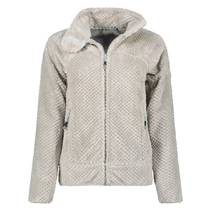 Chaqueta de Forro Polar con Cuello Alto, Elegante, Cómoda y Transpirable para Mujer, Ropa de Invierno, Ajuste Holgado, Chaqueta con Cremallera - Product Image 2
