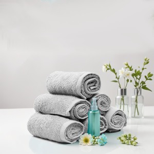 ผ้าขนหนูเช็ดหน้าผ้าฝ้าย100% แห้งเร็วดีไซน์ตามสั่งผลิตได้สำหรับบ้านและโรงแรมขนาดมาตรฐาน - Product Image 2