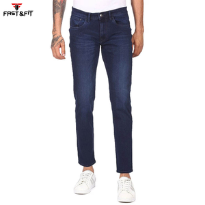 100% alta calidad Material transpirable hombres Casual Jeans 2024 último estilo liso hombres Casual Jeans - Product Image 3