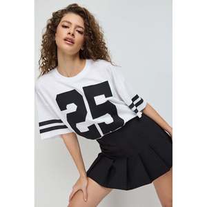 T-shirt décontracté surdimensionné imprimé 100% coton Mold - Product Image 1