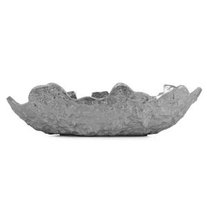 Plateau de service en aluminium fabriqué à la main de haute qualité avec logo personnalisé en gros pour la conception de bords bruts pour la décoration de table - Product Image 1