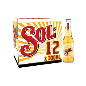 Sol Lager Ingredientes de calidad Elaborada 330ml Cerveza al vapor Sabor crujiente Envasado en botellas y cartones - Product Image 6
