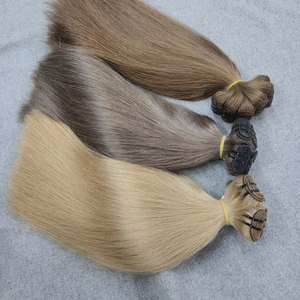 Toupee Corp Extensiones de cabello de trama recta natural de color natural súper doble dibujado de cabello crudo vietnamita - Product Image 2