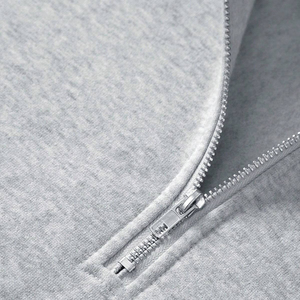 Sudaderas Personalizadas de Alta Calidad con Cuello Alto, Cierre de Cremallera de Cuarto, Gruesas, Lisas, Pesadas, con Estilo Único - Product Image 5
