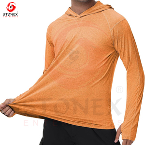 Sudadera con capucha de pesca de manga larga con estampado personalizado para hombre, Sudadera con capucha de pesca con protección solar de secado rápido para hombre - Product Image 4