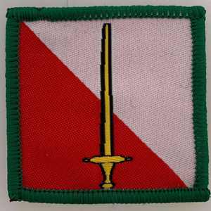 Ceci est un badge ou un patch de protection incendie de l'United States Air Force (USAF). - Product Image 2