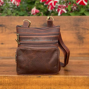 กระเป๋าหนังแท้สะพายข้างสำหรับผู้หญิง, กระเป๋าหนังแท้มีสไตล์ตะวันตกกระเป๋าหนังแท้ - Product Image 2