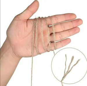 Fibra de Cáñamo Sisal Blanco de Primera Calidad, Ecológica, Sostenible, Hecha a Mano, Reciclada para Artesanía y Tejido - Product Image 5