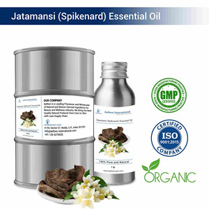 Huile essentielle d'Aethon International Jatamansi (Spikenard) pour tous types de peau, distillée à la vapeur, 100% pure et naturelle en flacons - Product Image 1