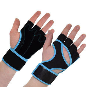 Guantes deportivos Transpirable Entrenamiento Neopreno Deportes Levantamiento de pesas Guantes de agarre de silicona Antideslizante Medio dedo Entrenamiento Guantes de gimnasio - Product Image 6