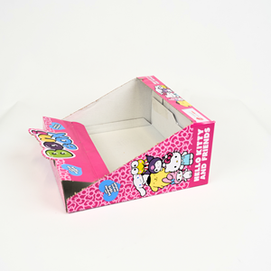 Custom Cardboard Self-Erecting Counter <b>Display</b> <b>Box</b> | Retail Shelf Ready Packaging UV Coating Offset Printed Corrugated <b>Display</b> - Product Image 5