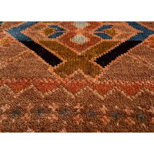 พรมไหมพรมและไหมไผ่ถักมือ รุ่น Manchaha Lev-771 สีแดงและสีส้ม สำหรับใช้ในบ้าน - Product Image 3